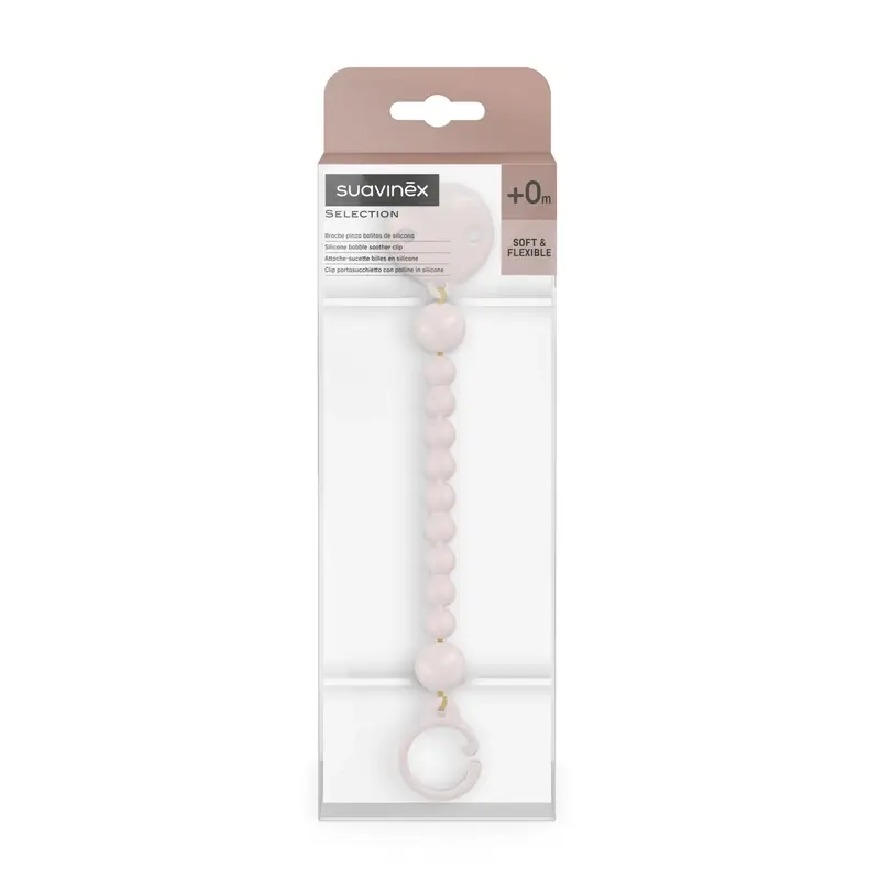 Pince en silicone Suavinex, eau de rose - Image 2