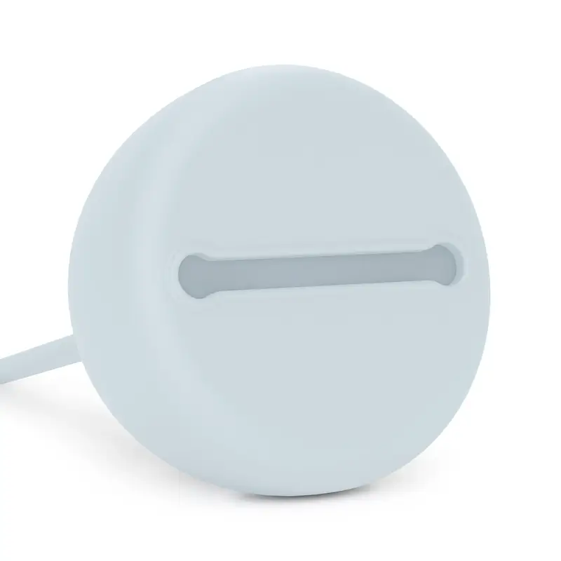 Suavinex Porte sucette en silicone avec poignée, +0 mois, Ballad Blue - Image 2