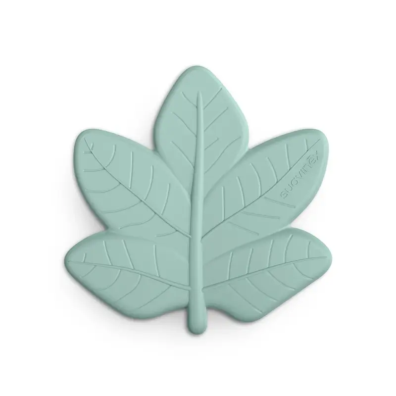 Suavinex Silicone Teether Forest, Poetry Green (vert poésie)