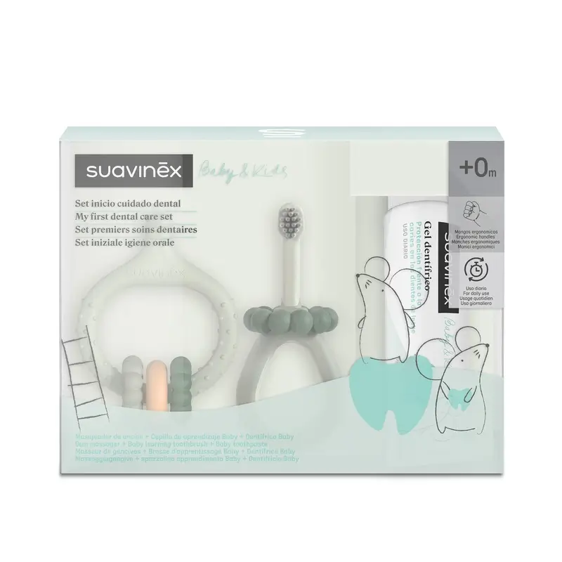 Suavinex Dental Care Starter Set +0 Months, Green - Image 2