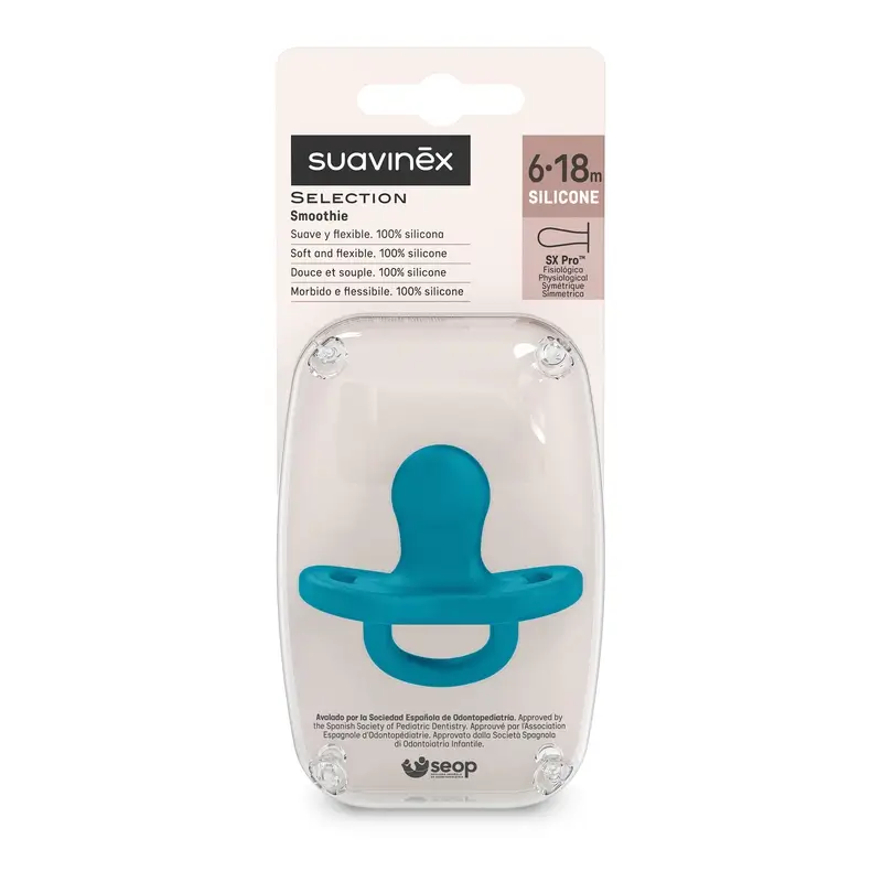 Suavinex Sucette en silicone Physiological Sx Pro, 6/18 mois, Deep Ocean - Image 3