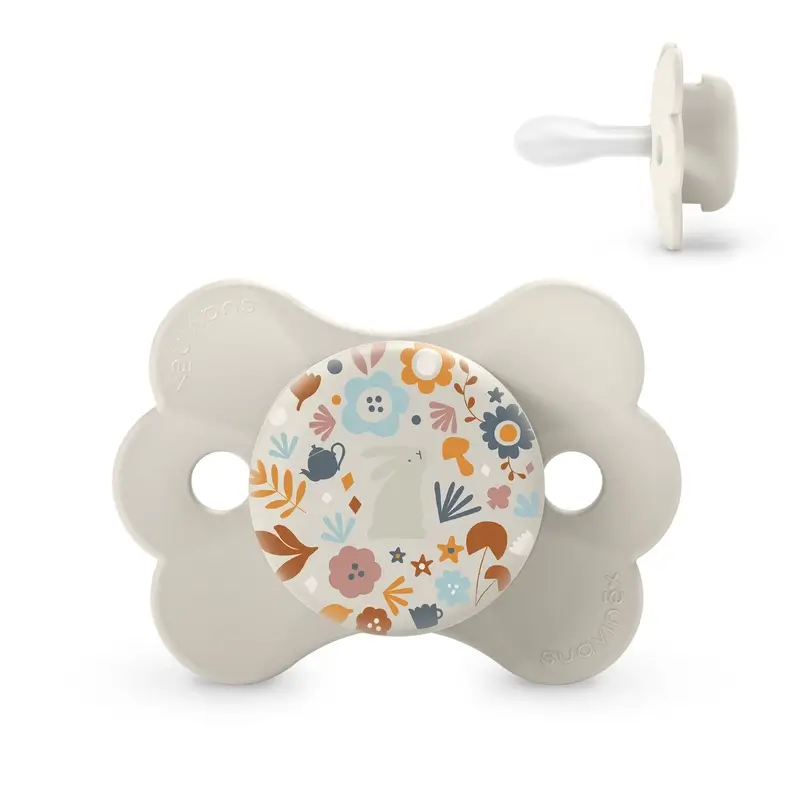 Suavinex Sucette Sx Pro 0/6 Mois, Wonderland Beige - Image 2