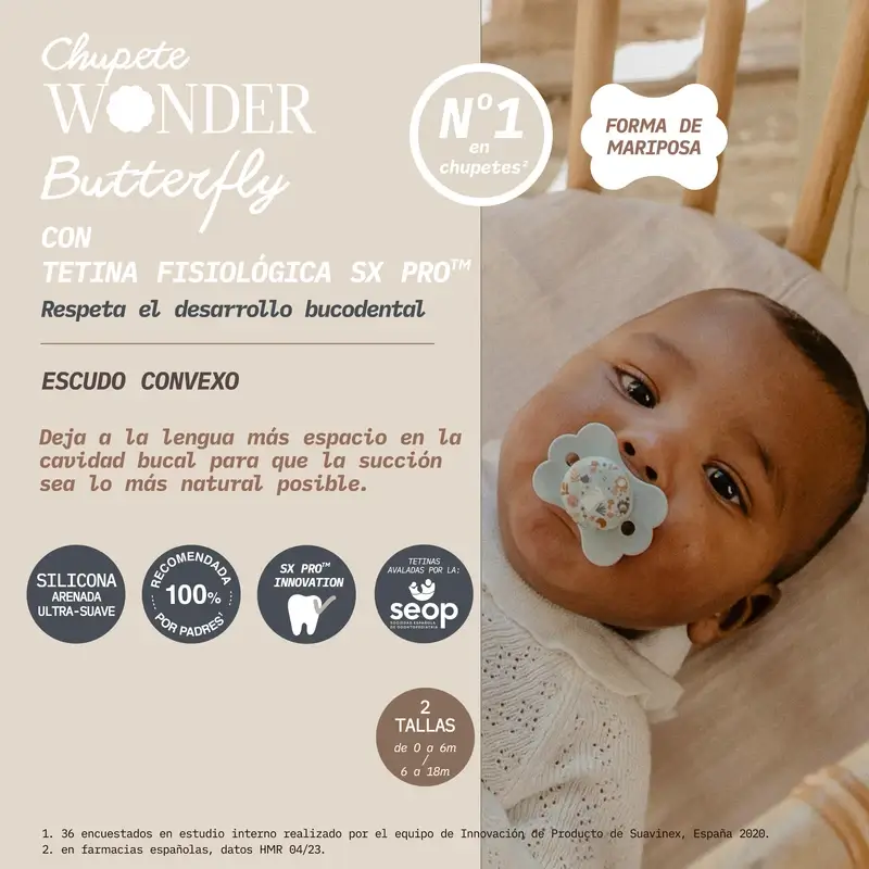 Suavinex Sucette Sx Pro 0/6 mois, Wonderland Blue - Image 8