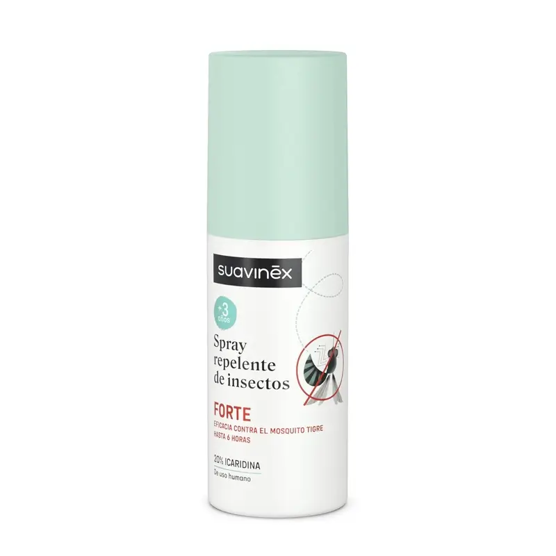 Suavinex Spray anti-moustiques Forte, +3 ans et enceinte, 100 Ml