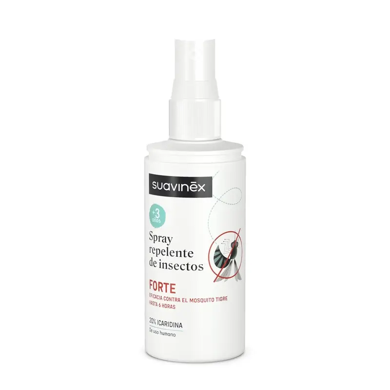 Suavinex Spray anti-moustiques Forte, +3 ans et enceinte, 100 Ml - Image 2