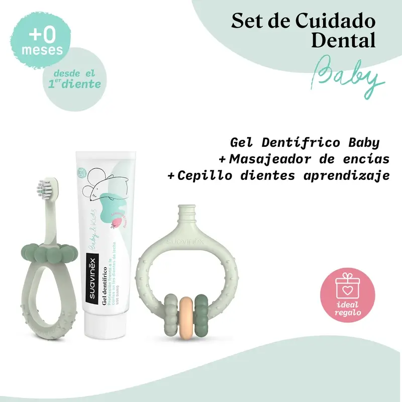 Suavinex Dental Care Starter Set +0 Months, Pink - Image 3