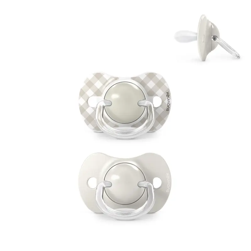 Suavinex Sucettes Sx Pro Teat 0/6 Mois Wild&Free Beige, 2 unités - Image 2