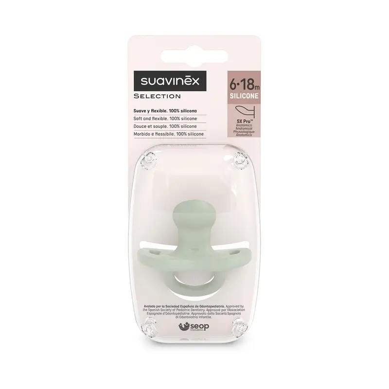 Suavinex Sucettes Tétine Sx Pro 6/18 Mois Couleur Essence Vert - Image 3