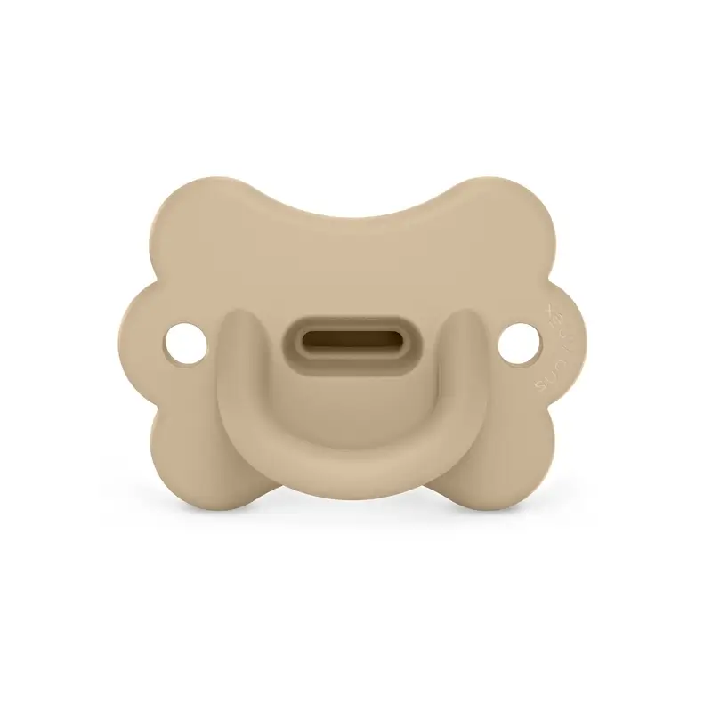 Suavinex Sucette All Silicone Soother Sx Pro, 6/18 mois, Irish Cream Butterfly