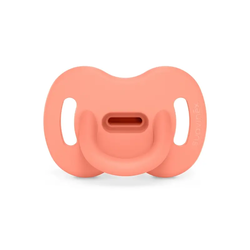Suavinex Sucette All Silicone Sx Pro, 6/18 mois, Peach Pink