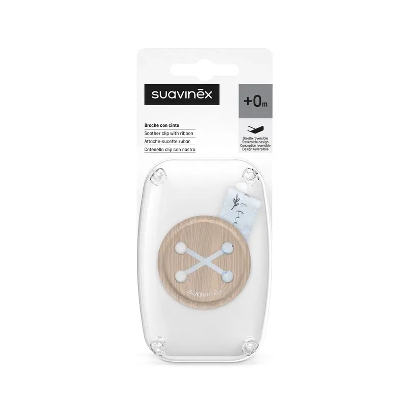 Suavinex Tape sucette +0 mois Wild&Free Blue - Image 2
