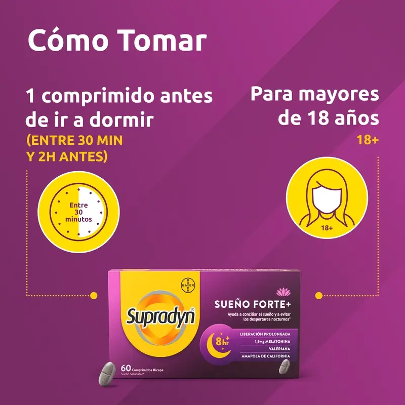 Supradyn Supradyn Supradyn Sleep Forte+ , 60 comprimés - Image 7
