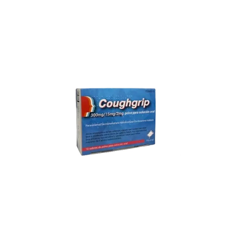 Tecnimede Coughgrip Oral Solution, 10 sachets à diluer dans de l'eau. poudre