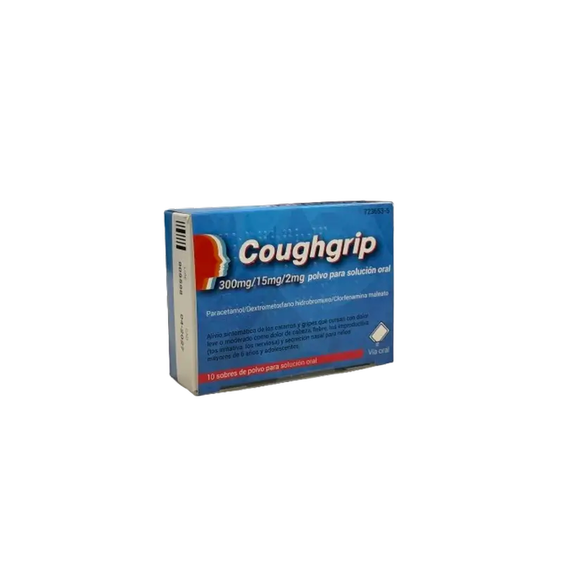 Tecnimede Coughgrip Oral Solution, 10 sachets à diluer dans de l'eau. poudre - Image 2