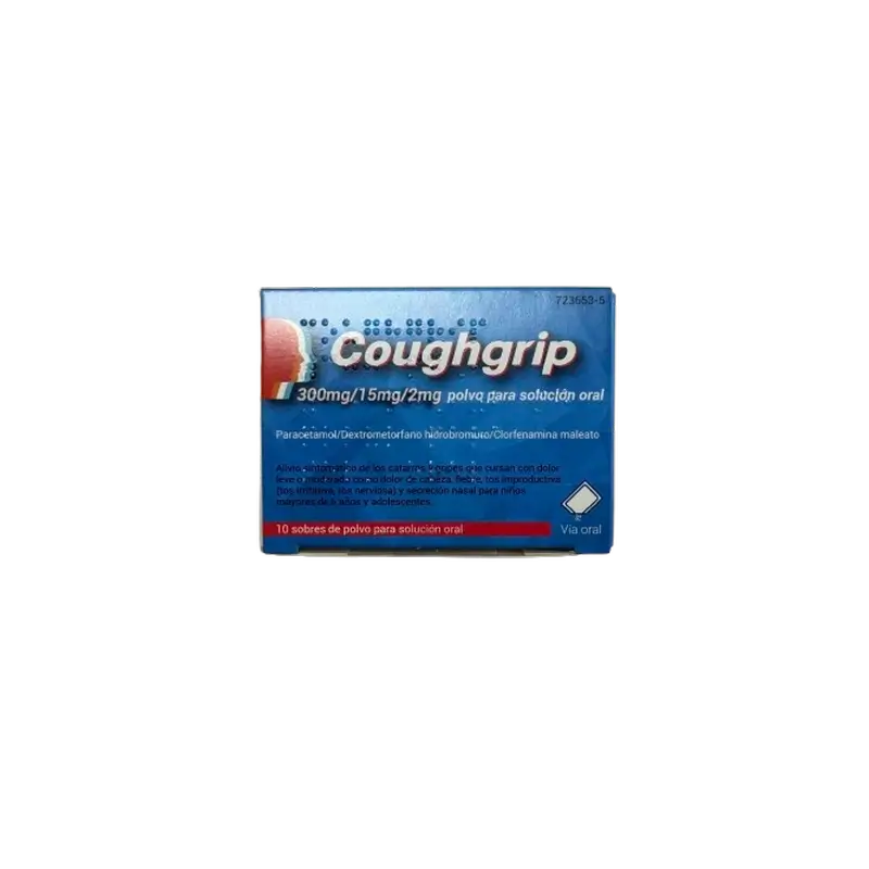 Tecnimede Coughgrip Oral Solution, 10 sachets à diluer dans de l'eau. poudre - Image 3