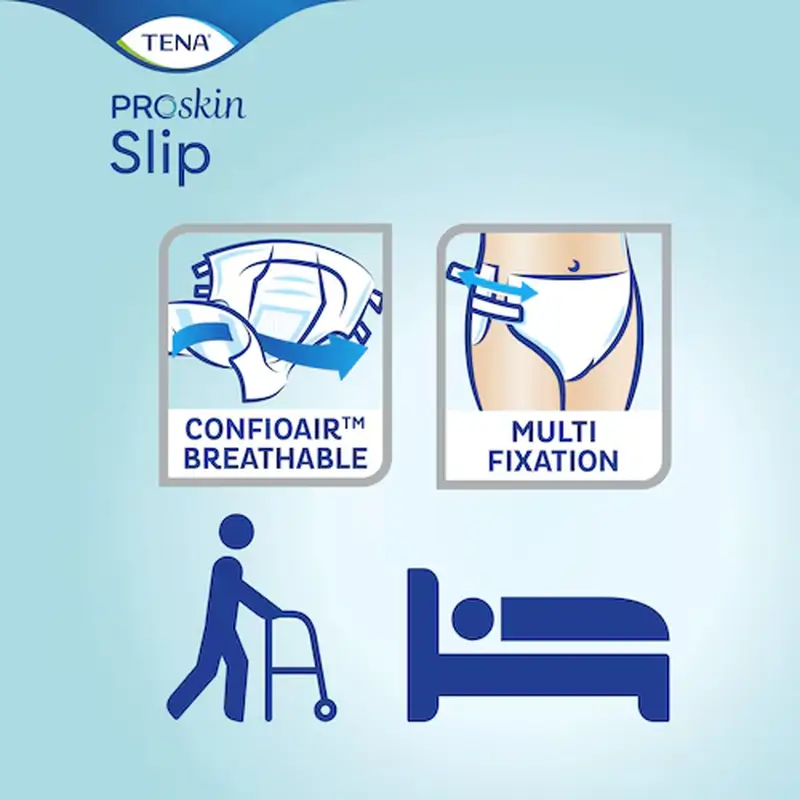 Tena Proskin Elastic Slip Large Super Night , 80 unités - Image 3