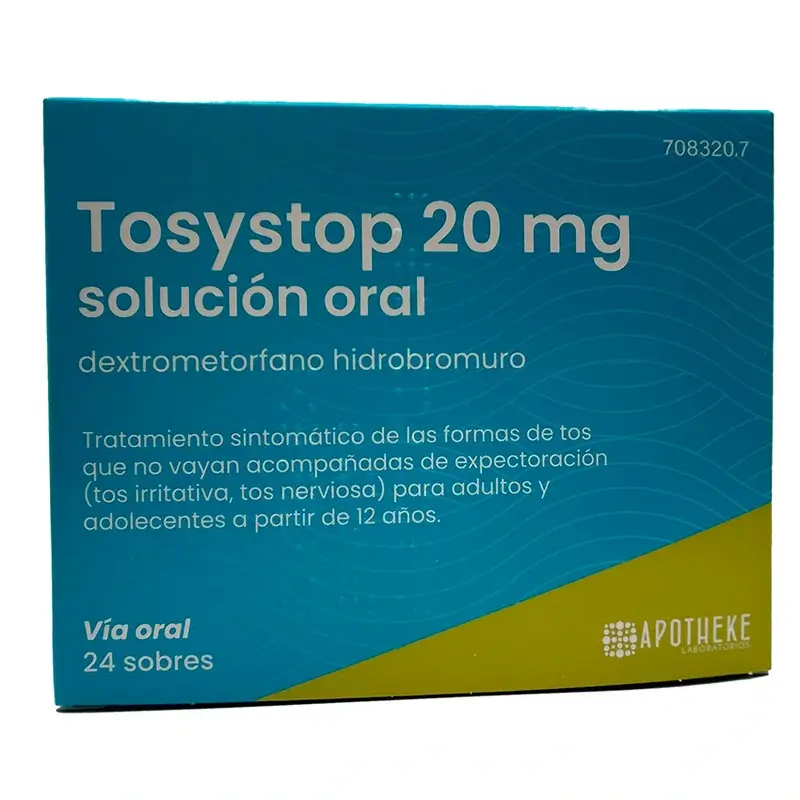 Tosystop 20 mg, 24 sachets pour solution orale
