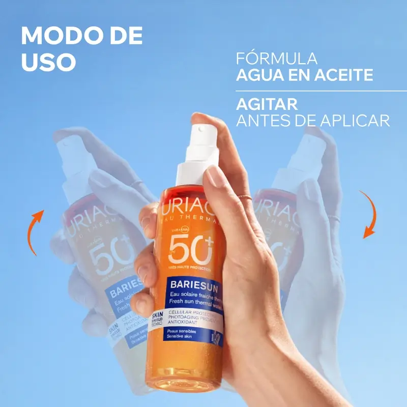 Uriage Bariésun Eau solaire rafraîchissante Spf50+, 200ml - Image 9