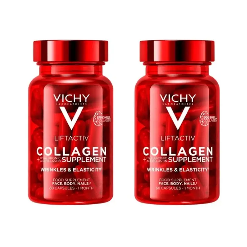Vichy Liftactiv Collagène Anti-Age Avec Vitamines Et Minéraux, 2X60 Capsules