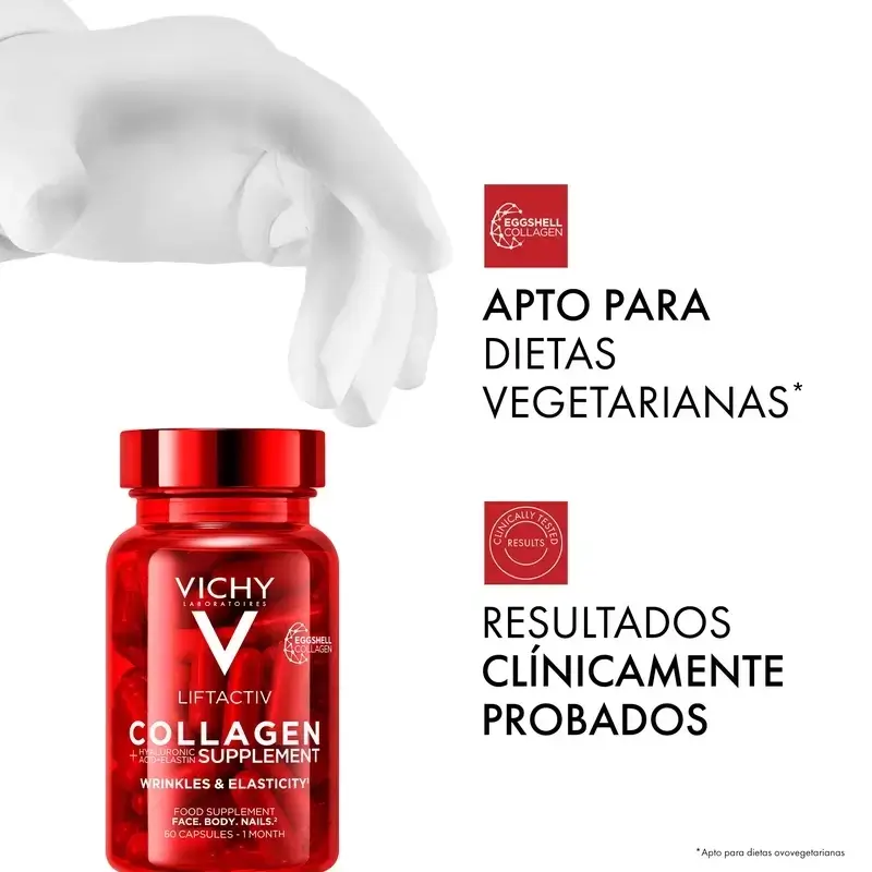 Vichy Liftactiv Collagène Anti-Age Avec Vitamines Et Minéraux, 2X60 Capsules - Image 5