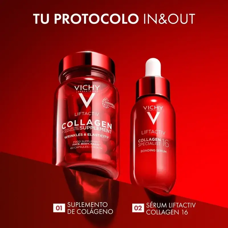 Vichy Liftactiv Collagène Anti-Age Avec Vitamines Et Minéraux, 2X60 Capsules - Image 9