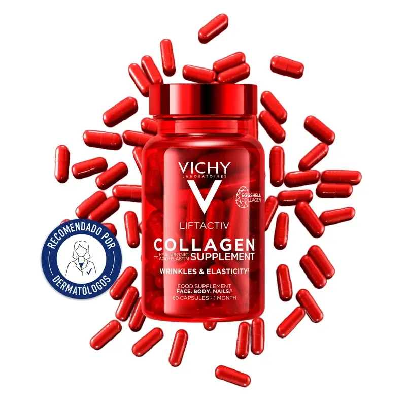 Vichy Liftactiv Collagène anti-âge avec vitamines et minéraux, 60 gélules - Image 3