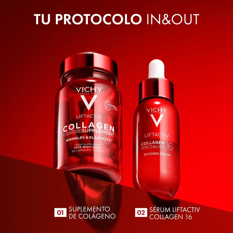 Vichy Liftactiv Collagène anti-âge avec vitamines et minéraux, 60 gélules - Image 8