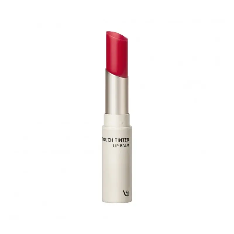 Village 11 Factory Baume à lèvres Plumpang Colour Classic Red, 4 g