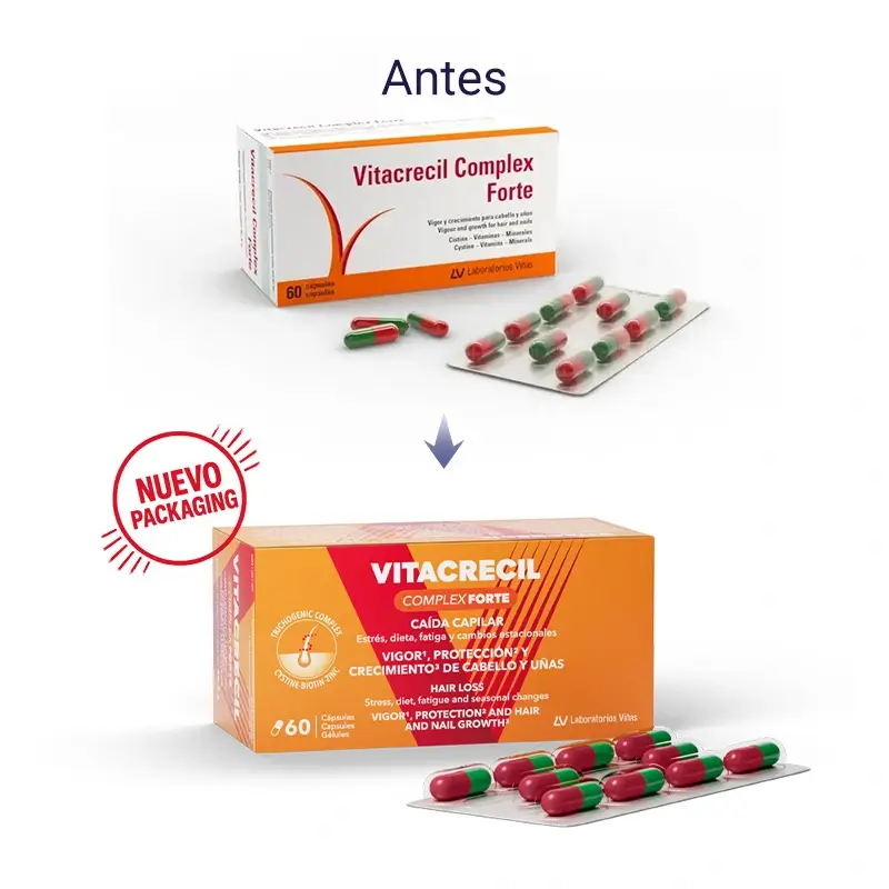 Vitacrecil Complex Forte, Pack 3 x 60 Capsules - Image 2