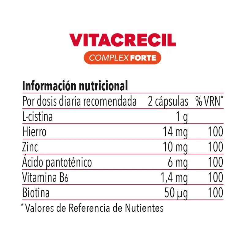 Vitacrecil Complex Forte, Pack 3 x 60 Capsules - Image 6