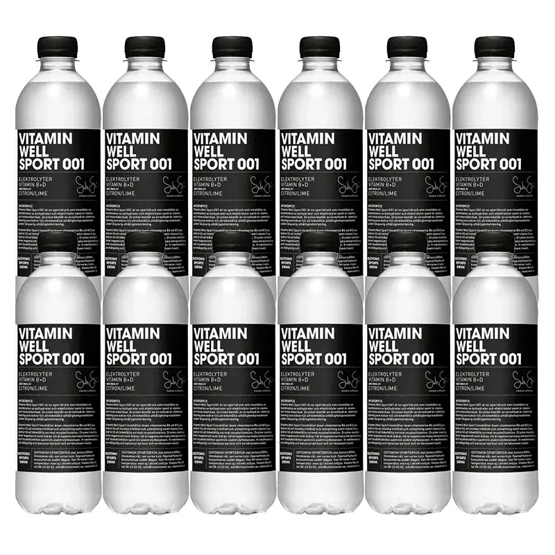 Vitamin Well Sport 001 , paquet de 12 x 500 ml - Image 2