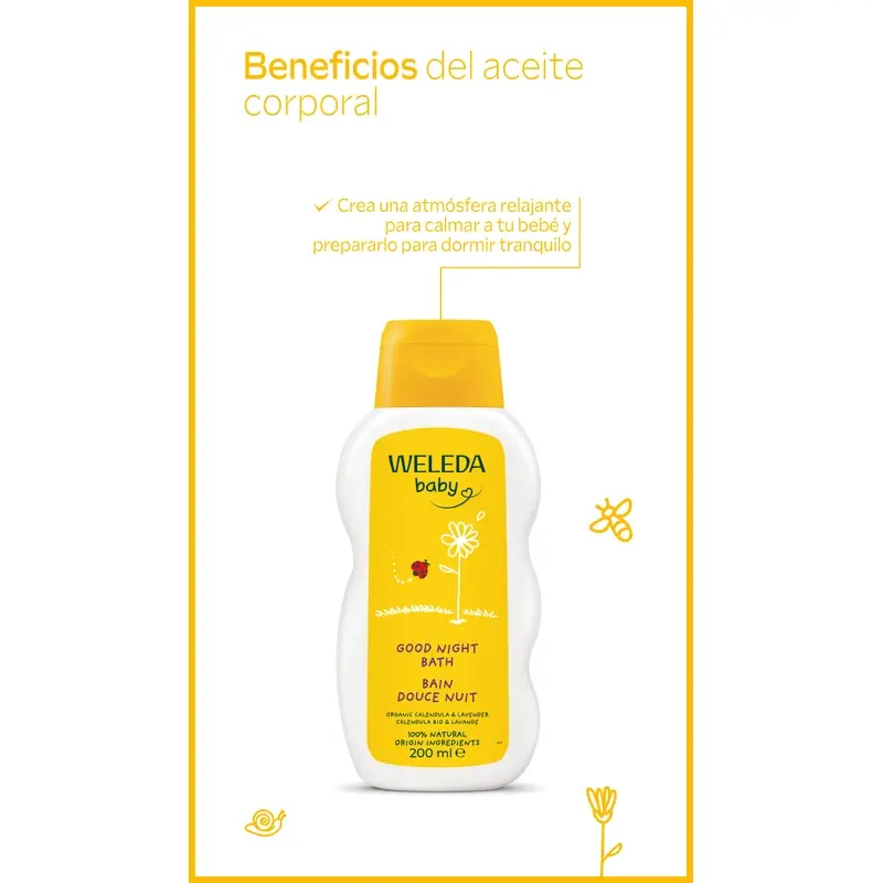 Weleda Bain de nuit au calendula, 200 ml - Image 4