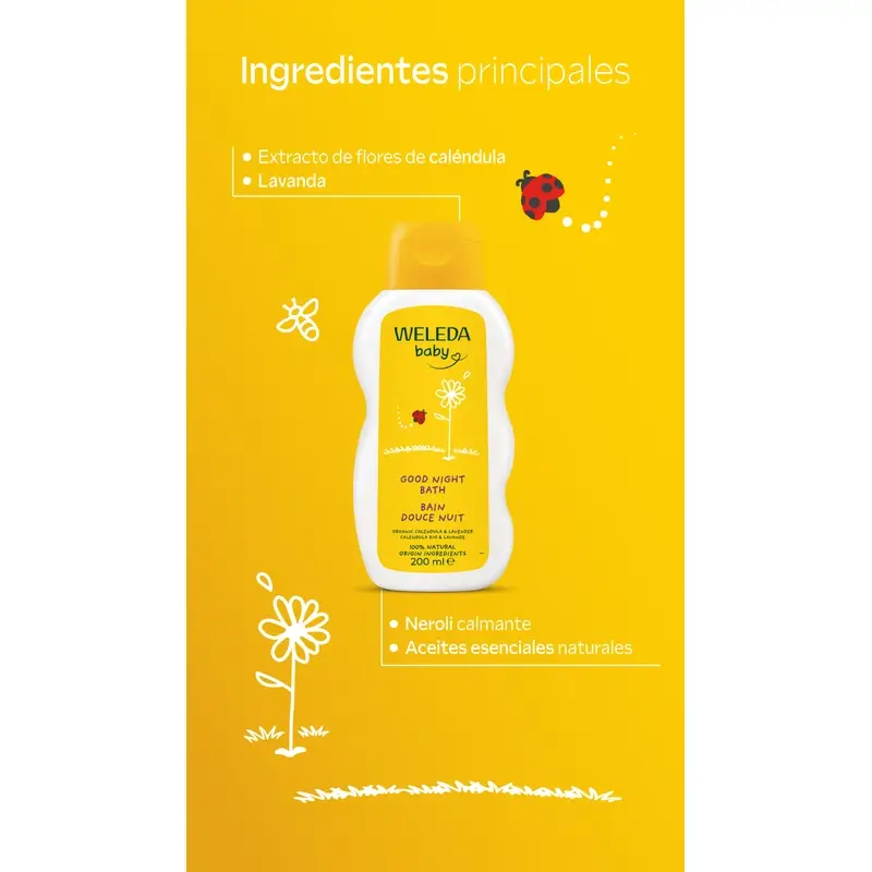 Weleda Bain de nuit au calendula, 200 ml - Image 5
