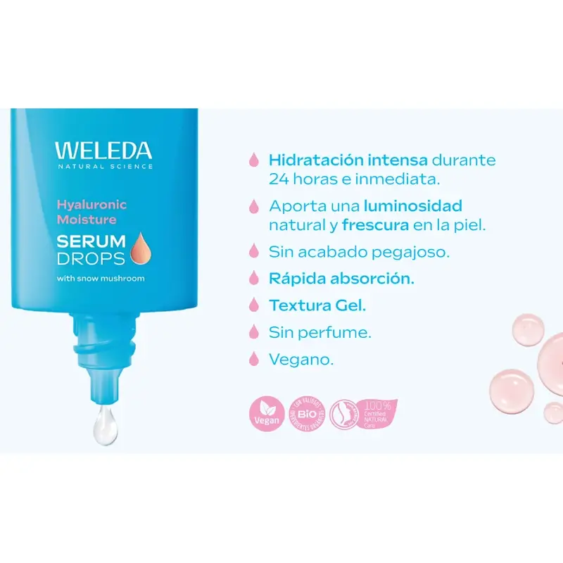 Weleda Sérum Hydratant Booster Gouttes à l'Acide Hyaluronique, 30 ml - Image 12