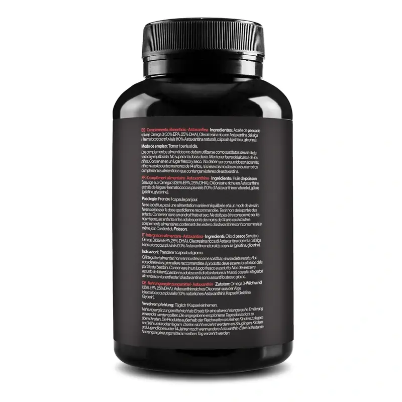 Zenement Astaxanthin, 8 Mg, Avec Oméga-3, 120 softgels - Image 3