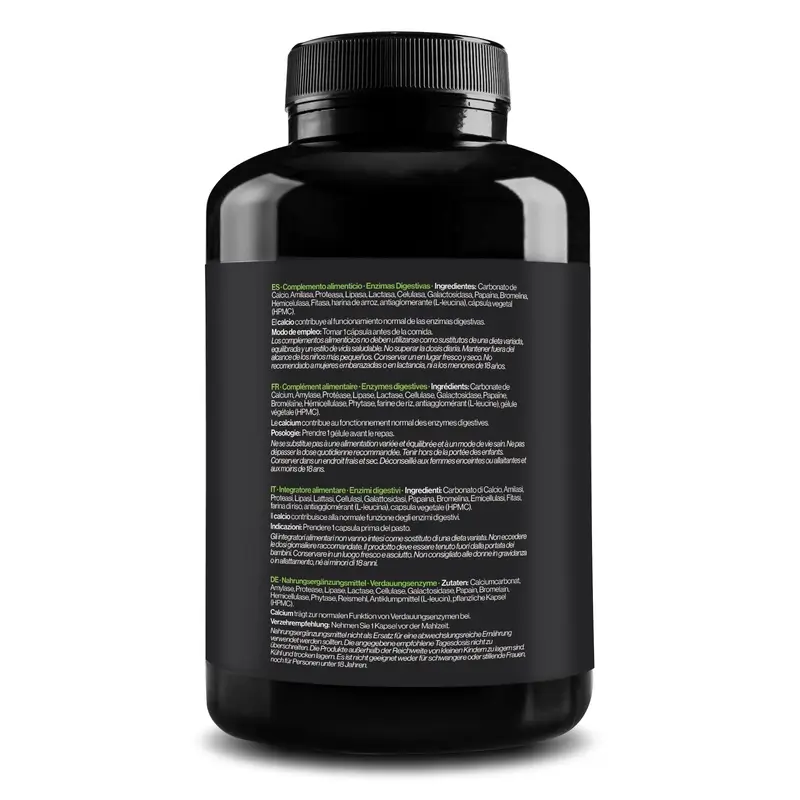 Zenement Digestive Enzymes, 180 gélules végétaliennes - Image 3