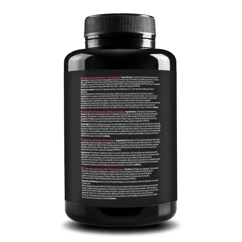 Zenement Fat Burner avec Thé Vert, L-Carnitine, Yerba Mate, Cla et Café Vert, 120 gélules végétaliennes - Image 3