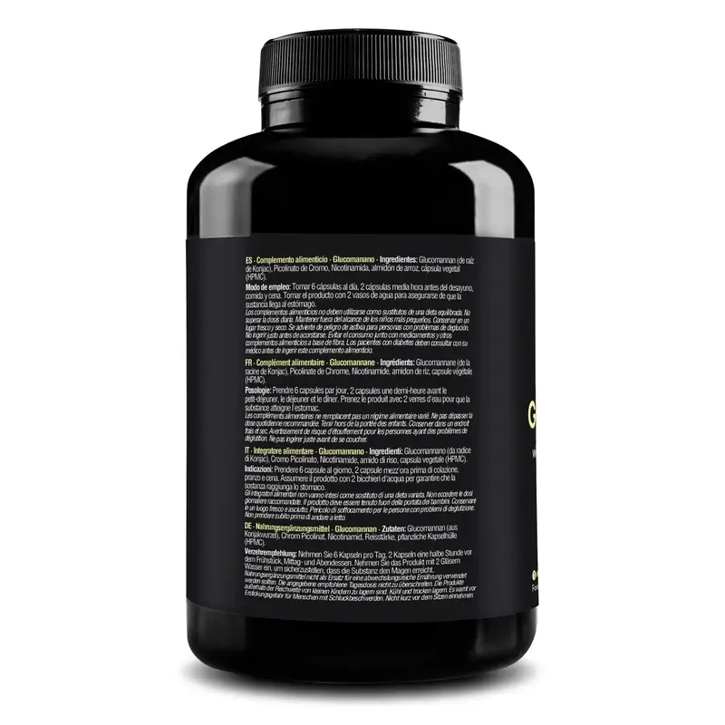 Zenement Glucomannan Natural Satiety, 180 gélules végétaliennes - Image 4