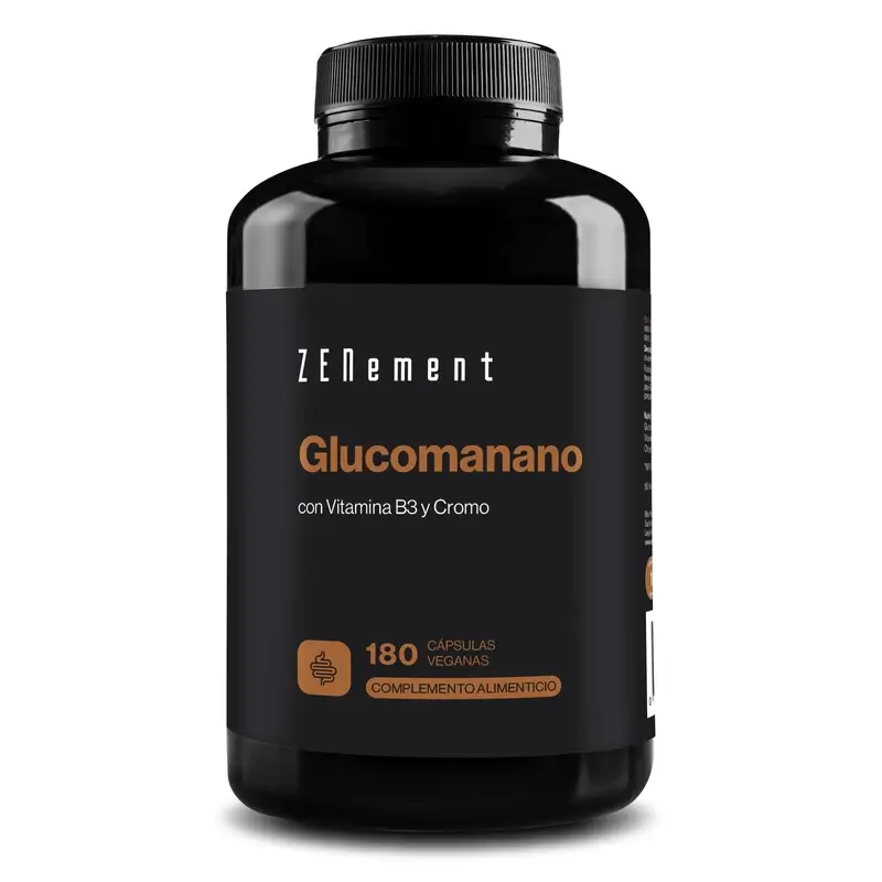 Zenement Glucomannan Natural Satiety, 180 gélules végétaliennes - Image 5